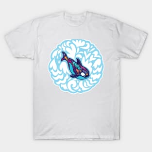 WATER WHALE BLUE T-Shirt